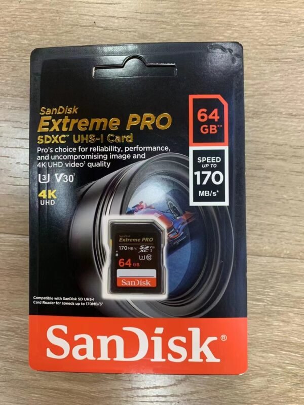 Sandisk Extreme Pro SD card 128gb