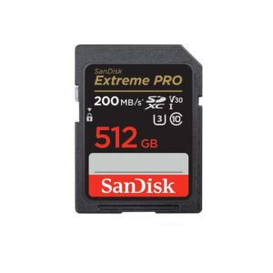 High quality Sandisk Extreme Pro SD Card 512GB