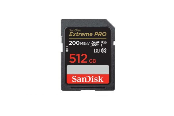 High quality Sandisk Extreme Pro SD Card 512GB