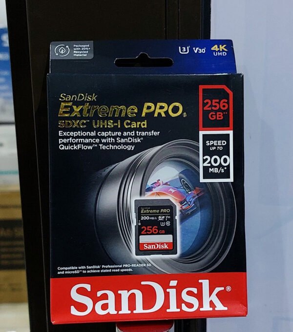 SanDisk Extreme Pro SD Card 256GB Wholesale